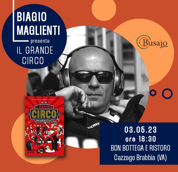 Biagio Maglienti racconta "Il grande circo". Appuntamento a Cazzago Brabbia (VA)