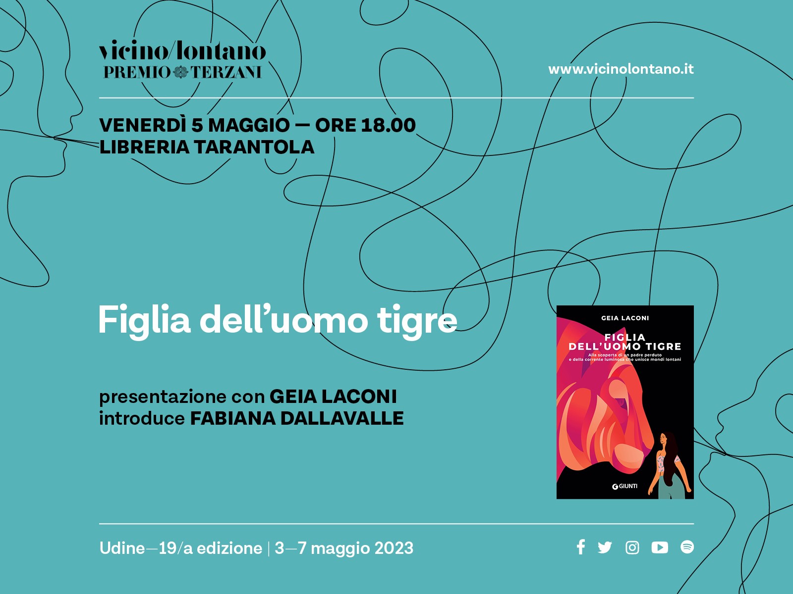 Geia Laconi racconta "Figlia dell'uomo tigre" - Appuntamento a Udine