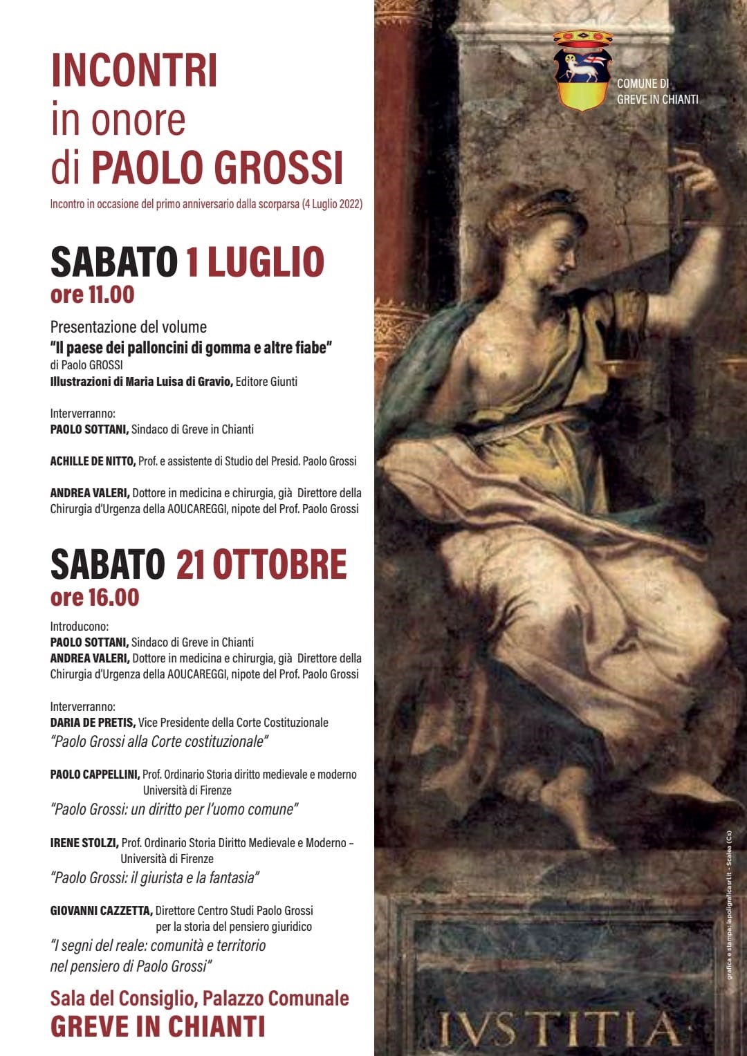 Presentazione del libro di Paolo Grossi "Il paese dei palloncini di gomma". Appuntamento a Greve in Chianti (FI)